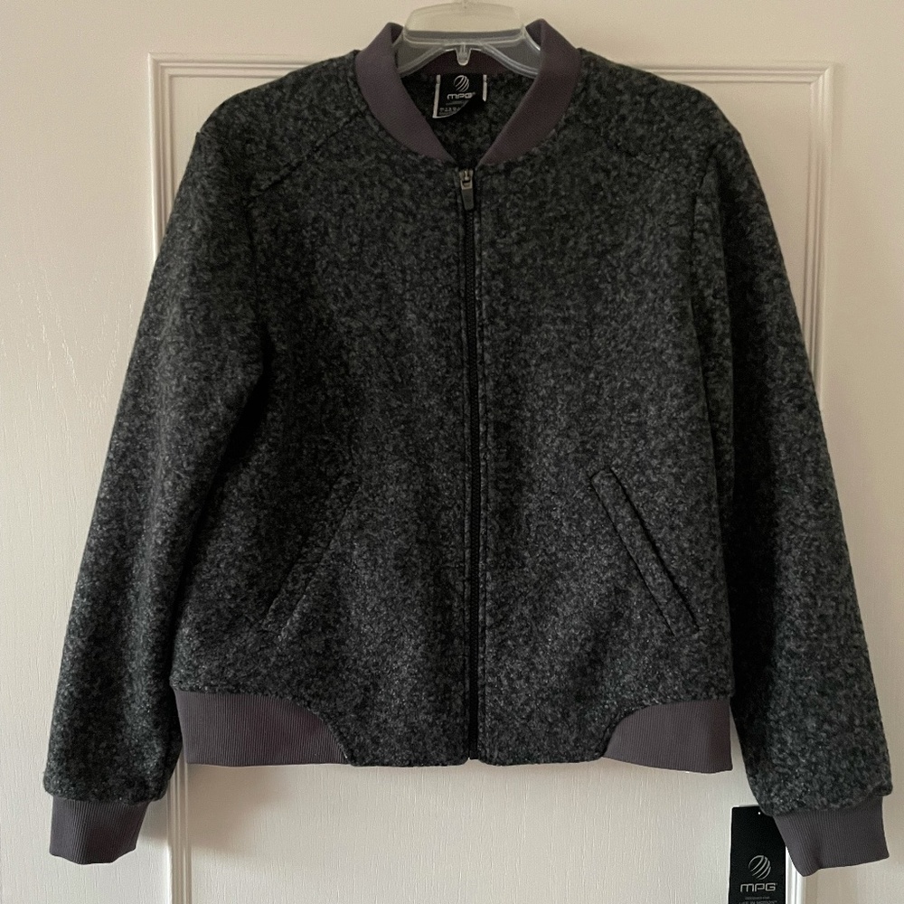 MPG Mondetta Performance Gear Socialite Bomber Jacket